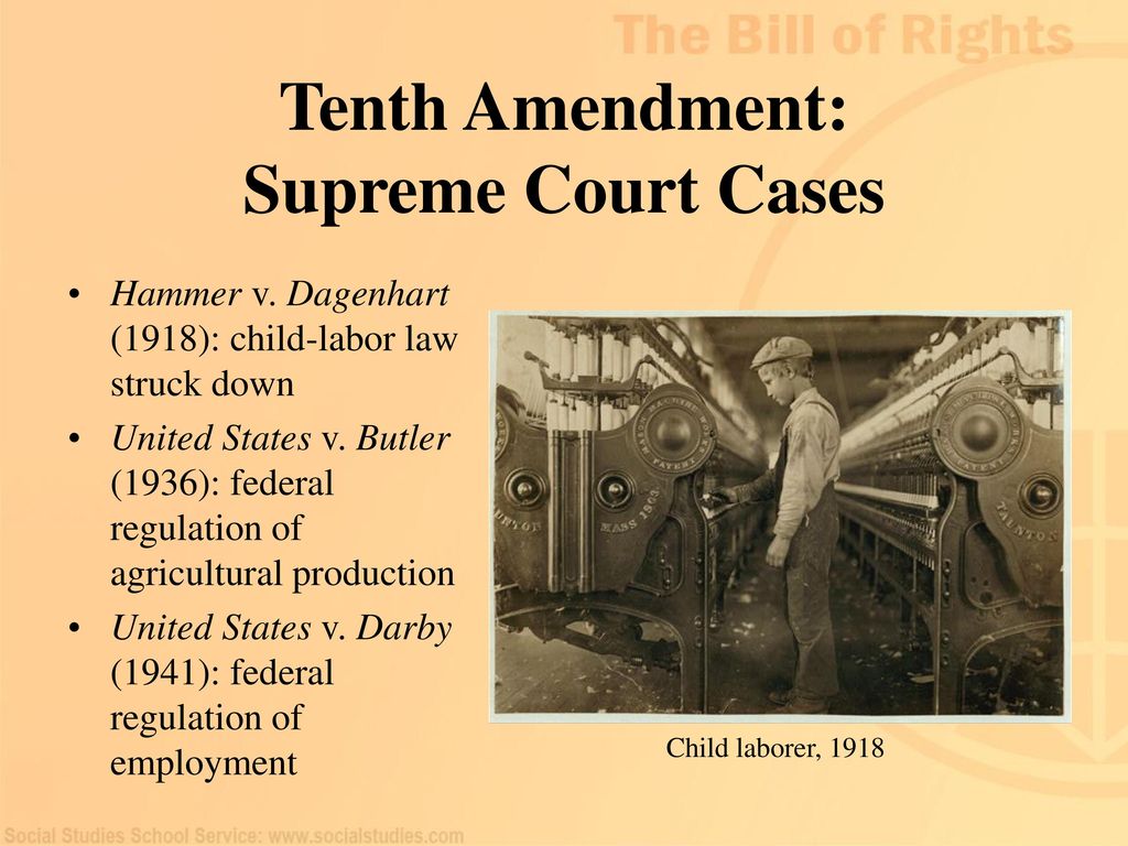 10th Amendment Court Cases 2024 www.alhudapk